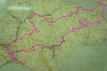 北海道ドライブ走行地図