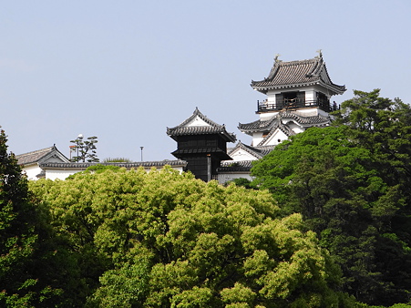 高知地裁から見た高知城