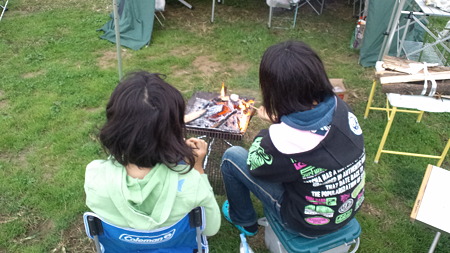 娘と父とキャンプと