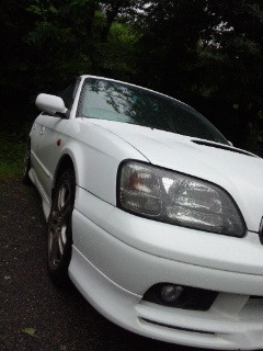 代車はレガシーでした。