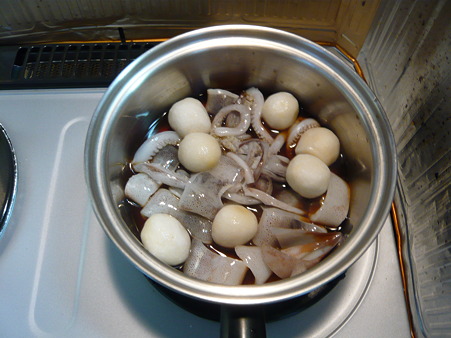 烏賊と里芋の煮物 006