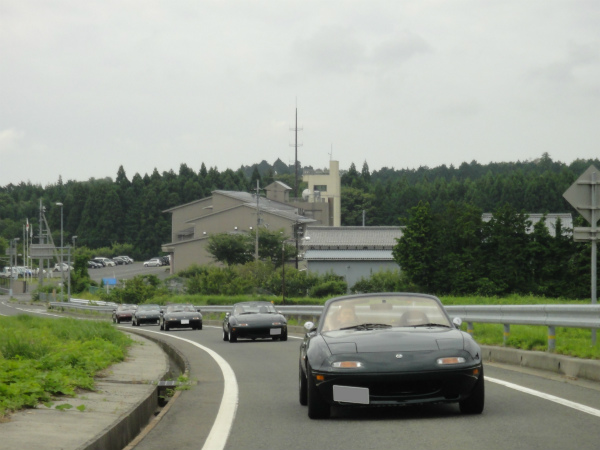 山間部から一旦街中を通る